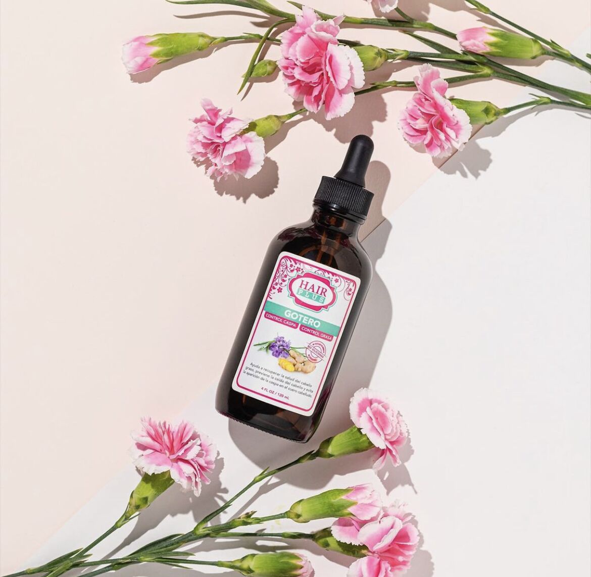 Gotero Anti Caspa, Grasa y Control Caída - Crecimiento Del Cabello